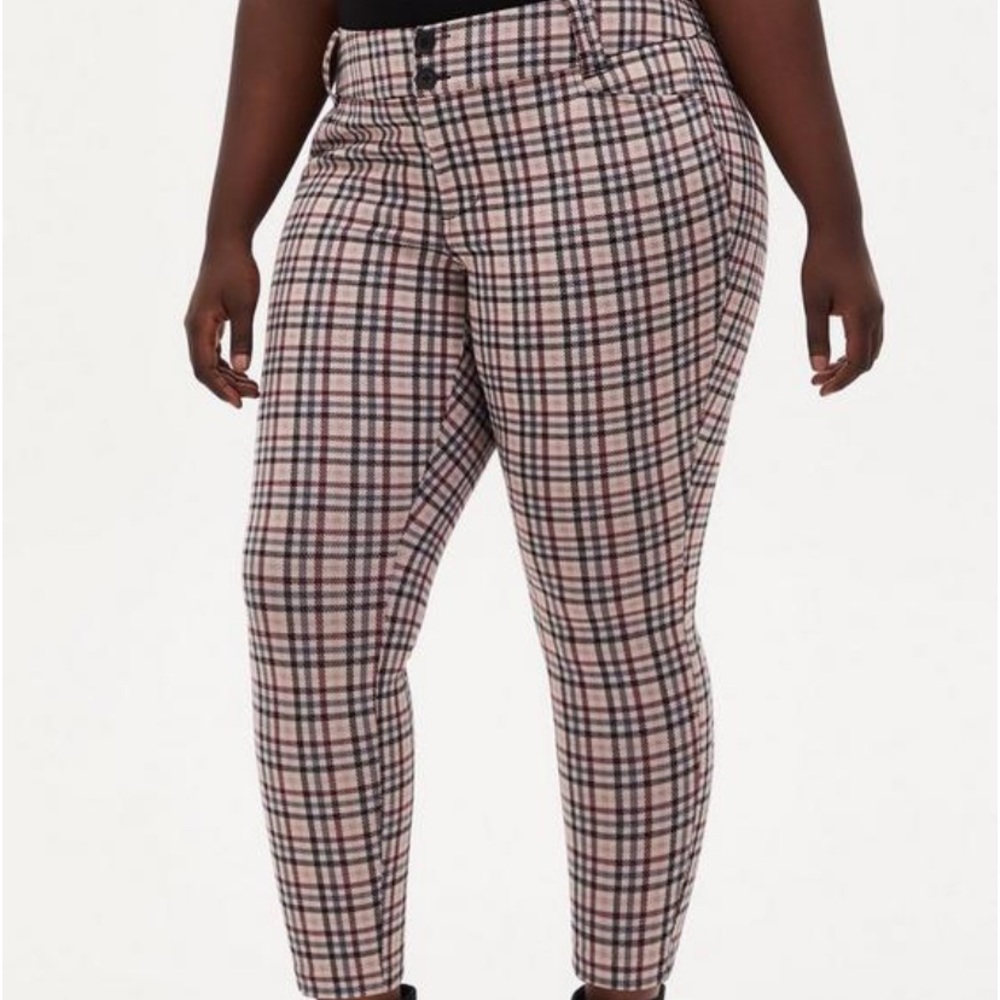 Torrid ankle skinny studio doubt knit mid rise pants